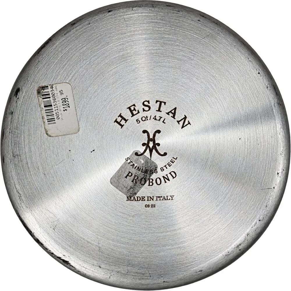Hestan NanoBond Molecular Titanium 5 Qt Essential Pan With Lid - Made in Italy